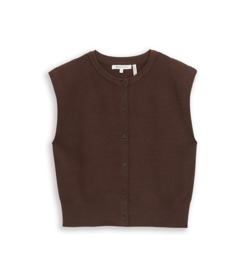 CHALECO DE PUNTO CON BOTONES TOM TAILOR