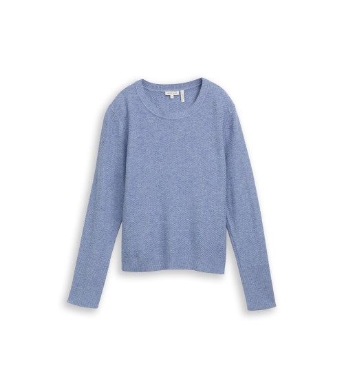 JERSEY DE PUNTO TEJIDO TEXTURA TOM TAILOR