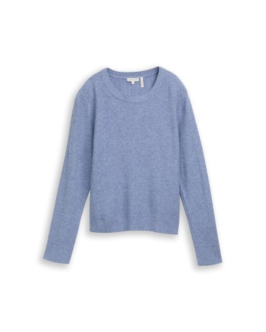JERSEY DE PUNTO TEJIDO TEXTURA TOM TAILOR