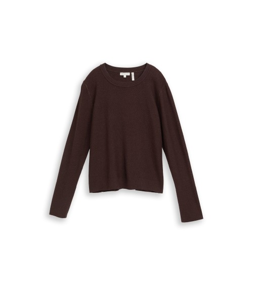 JERSEY DE PUNTO TEJIDO TEXTURA TOM TAILOR