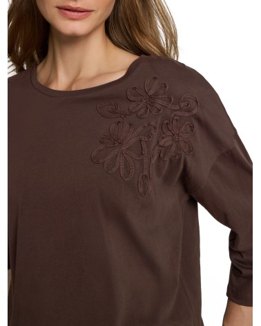 CAMISETA CON FLOR A TONO TOM TAILOR