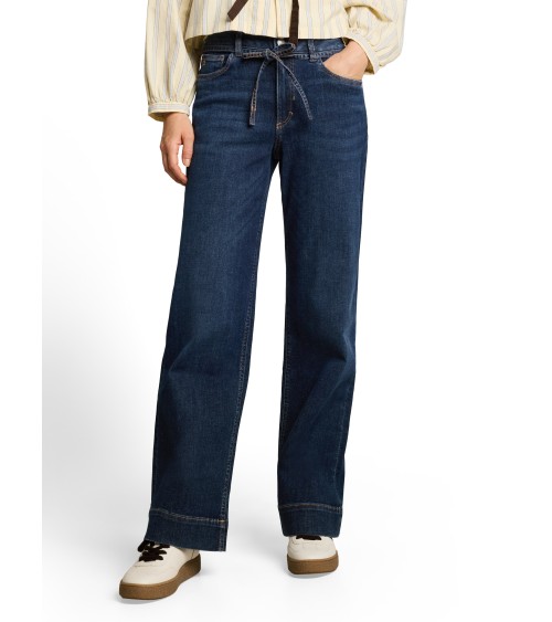 PANTALÓN VAQUERO PIERNA ANCHA CON CORDÓN TOM TAILOR