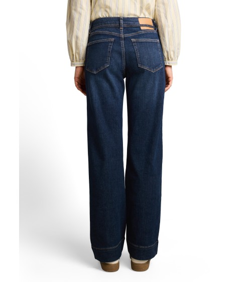 PANTALÓN VAQUERO PIERNA ANCHA CON CORDÓN TOM TAILOR