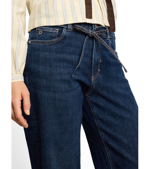 PANTALÓN VAQUERO PIERNA ANCHA CON CORDÓN TOM TAILOR