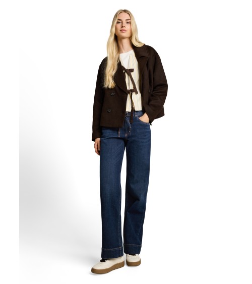 PANTALÓN VAQUERO PIERNA ANCHA CON CORDÓN TOM TAILOR