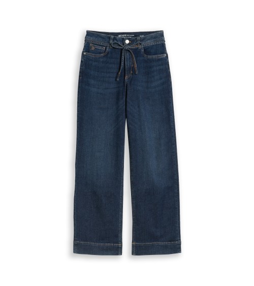PANTALÓN VAQUERO PIERNA ANCHA CON CORDÓN TOM TAILOR