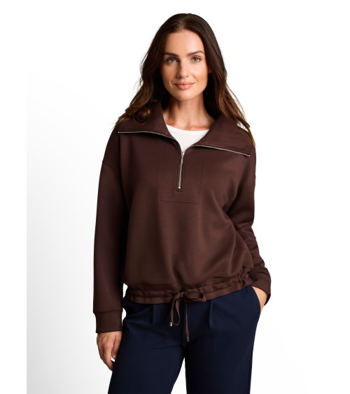 SUDADERA MEDIA CREMALLERA DE SCUBA TOM TAILOR