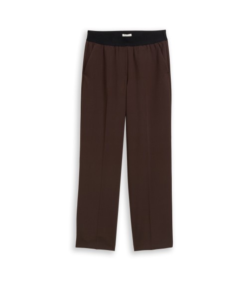 PANTALÓN RECTO CON GOMA EN LA CINTURA TOM TAILOR
