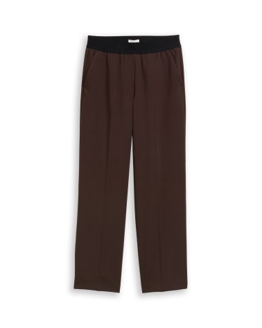 PANTALÓN RECTO CON GOMA EN LA CINTURA TOM TAILOR