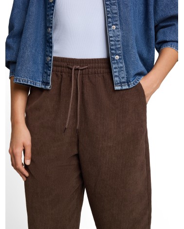 PANTALÓN BARREL DE PANA CON GOMA TOM TAILOR