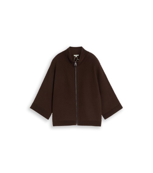 CHAQUETA DE PUNTO CON CREMALLERA TOM TAILOR