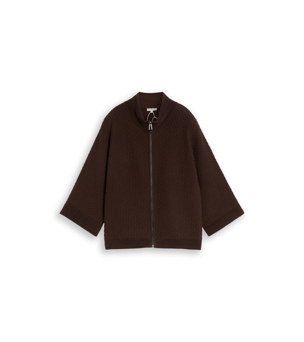 CHAQUETA DE PUNTO CON CREMALLERA TOM TAILOR