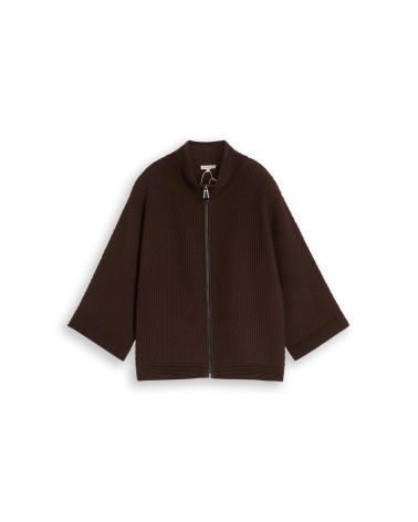 CHAQUETA DE PUNTO CON CREMALLERA TOM TAILOR