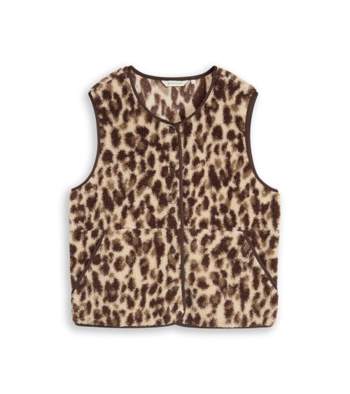 CHALECO BORREGUILLO ANIMAL PRINT TOM TAILOR