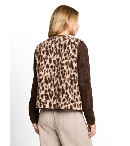 CHALECO BORREGUILLO ANIMAL PRINT TOM TAILOR