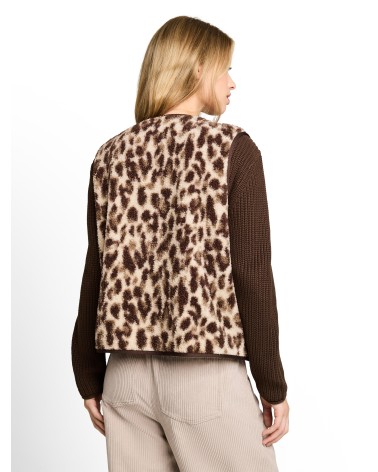 CHALECO BORREGUILLO ANIMAL PRINT TOM TAILOR