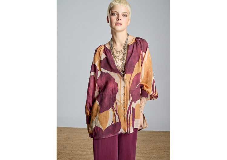 Alba Conde - Blusa fluida estampada 